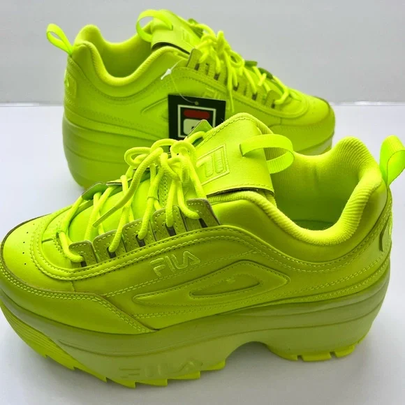 Disruptor Ii Fila Boots Womens Green Fila Shoes Fila Womens
